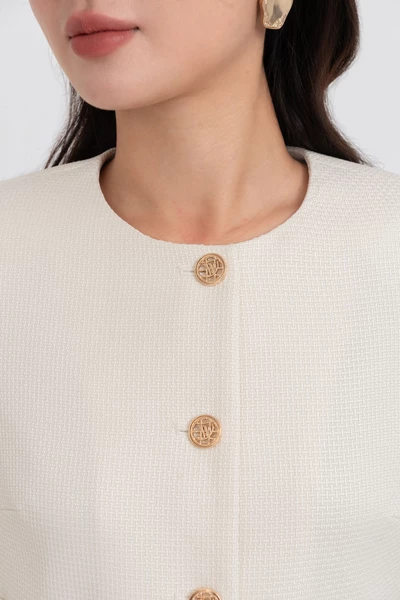 Áo vest Tweed Grace Charm