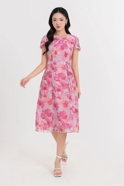 Midi Flora Dress