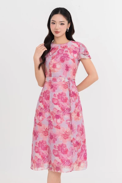 Midi Flora Dress