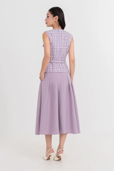 Chân váy midi xòe Elegance