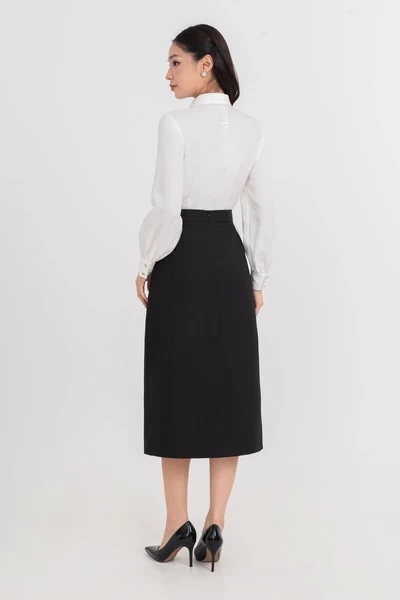 Áo sơ mi Tuytsi dáng ngắn