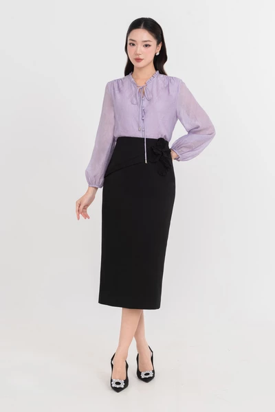 Chân váy bút chì Elegant Bloom