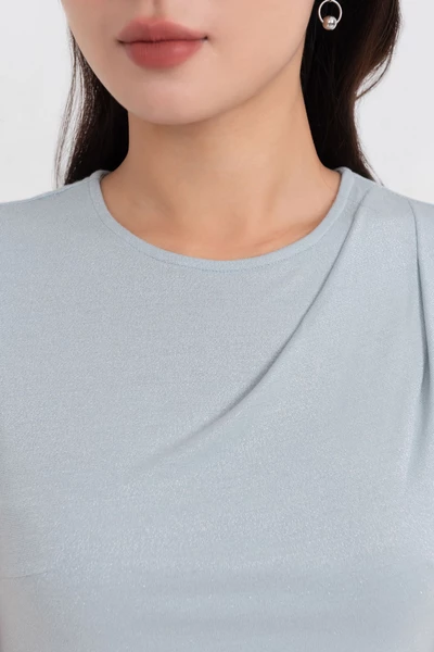 Simple Pleat Tee - Áo thun xếp ly