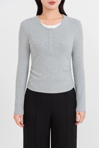 Áo thun dài tay Basic Chic
