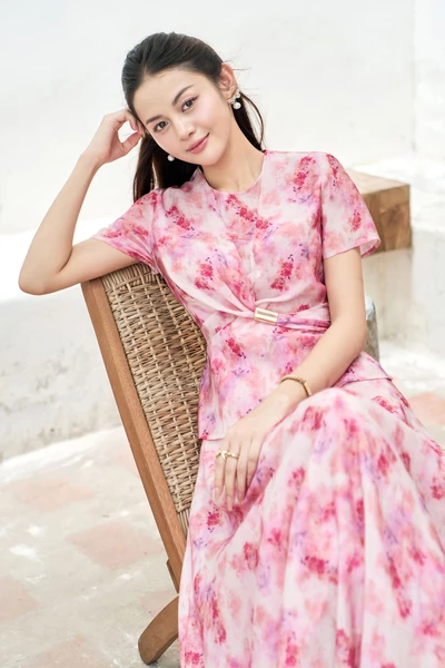 Áo cánh Peony Floral