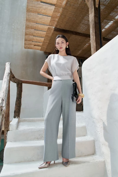 Áo sơ mi Grey Top