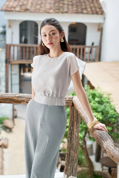 Áo sơ mi Grey Top
