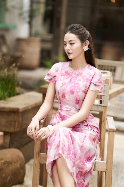 Midi Flora Dress
