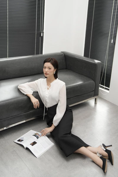 Chân váy bút chì Elegant Bloom