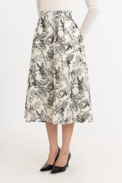 Chân váy Organza Floral