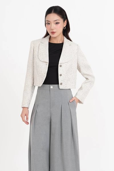 Áo khoác tweed Chic Modern