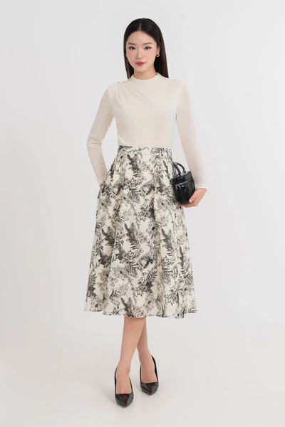 Chân váy Organza Floral