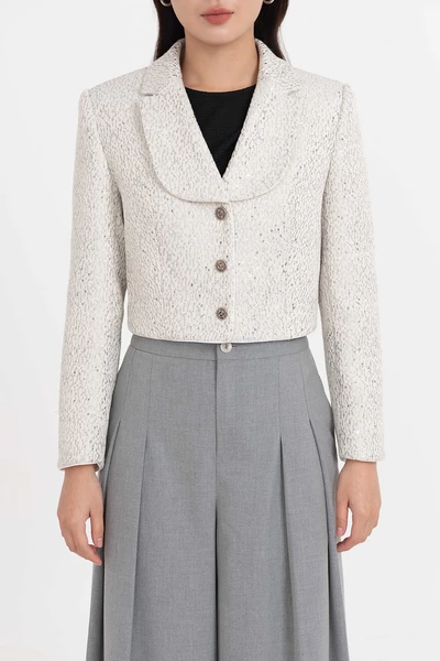 Áo khoác tweed Chic Modern