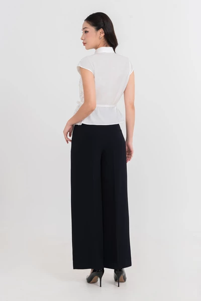 Áo sơ mi lụa Daisy Panel