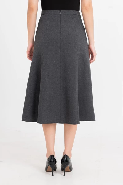 Chân váy midi Timeless Grey