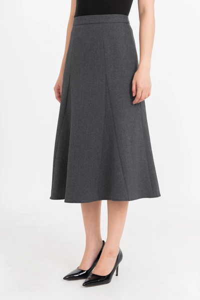 Chân váy midi Timeless Grey