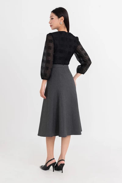 Áo kiểu Grace Pleat