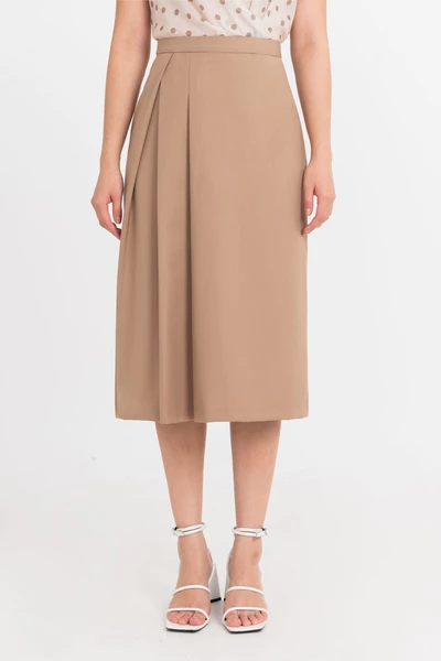 Chân váy Retro Beige