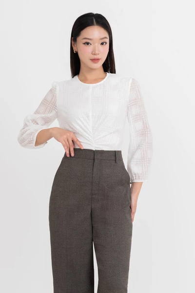 Áo kiểu Grace Pleat