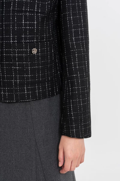Áo khoác Tweed Cổ Tròn Classy