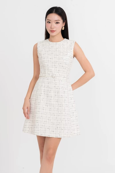 Đầm A Tweed Modern Elegance