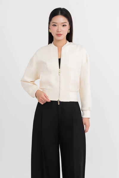 Áo khoác Cream Bomber