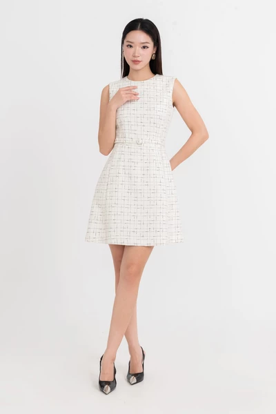Đầm A Tweed Modern Elegance