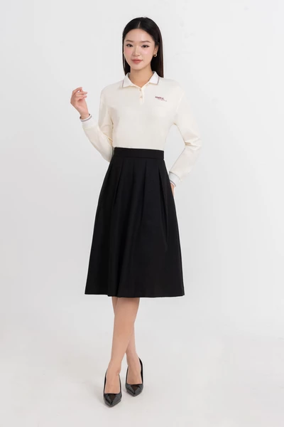 Chân váy Tweed chữ A