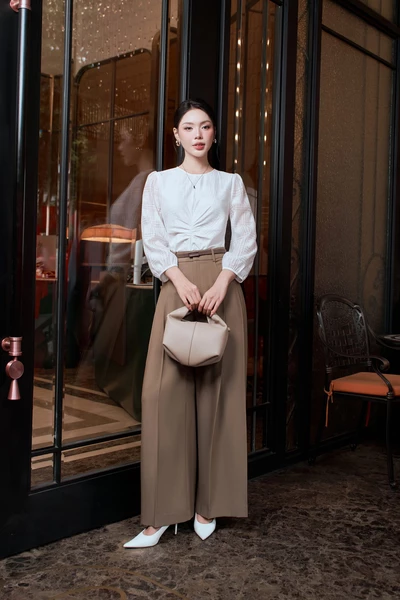 Áo kiểu Grace Pleat