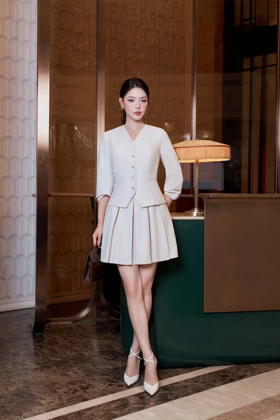 Đầm vest xếp ly Harmony