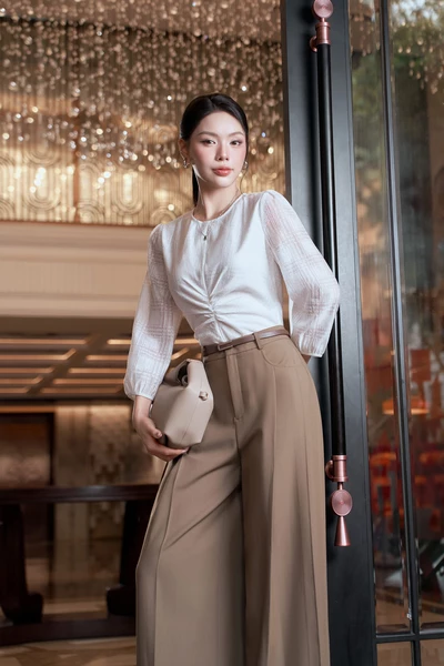 Áo kiểu Grace Pleat