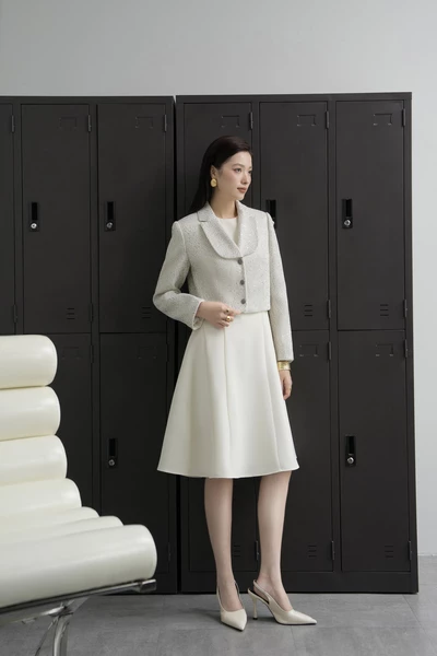 Áo khoác tweed Chic Modern