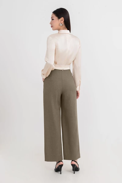 Áo lụa cổ Đức Elegant Ivory