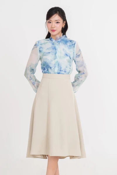 Áo sơ mi tơ Watercolor