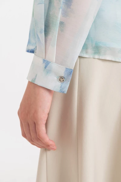 Áo sơ mi tơ Watercolor