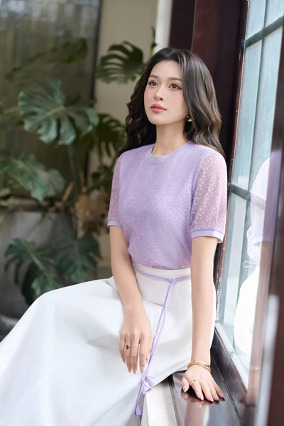 Chân váy A xòe cách điệu