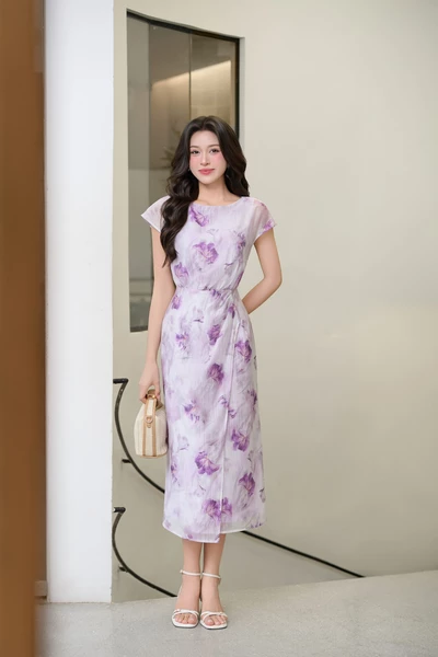 Đầm ôm Tencel Lavender