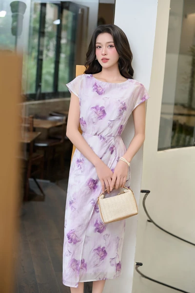 Đầm ôm Tencel Lavender