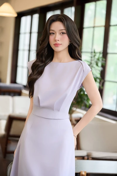 Áo kiểu Muted Lavender