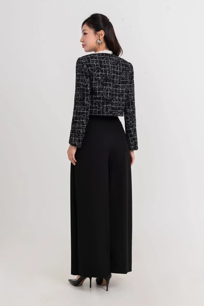 Áo khoác Tweed dáng ngắn