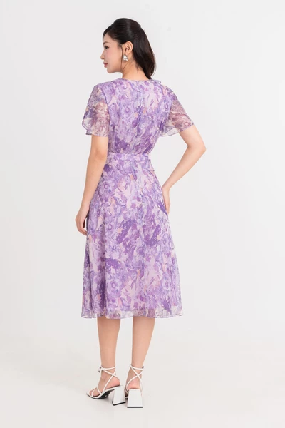Đầm cánh tiên Lavender