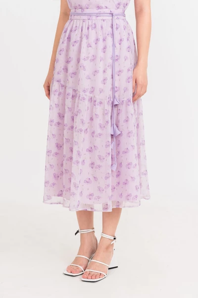 Chân váy voan hoa nhí Violet