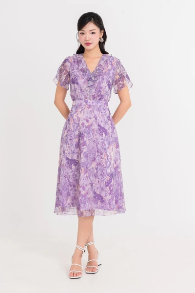 Đầm cánh tiên Lavender