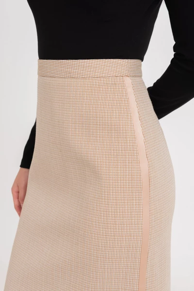 Chân váy bút chì Tweed