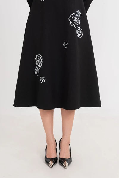 Đầm xòe Tuytsi in hoa