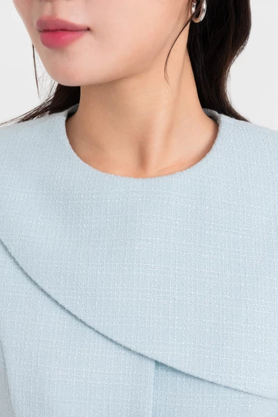 Áo vest Tweed Sunlit Blue