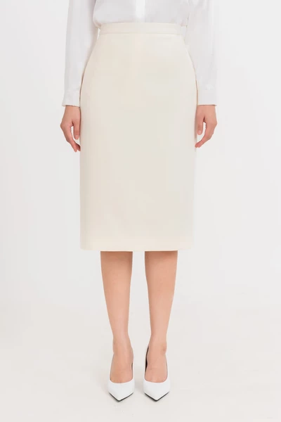 Chân váy bút chì Tweed