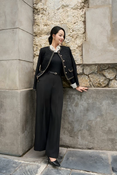 Quần suông Tuytsi Pearly