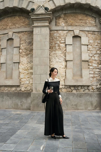 Áo thun phối sơ mi