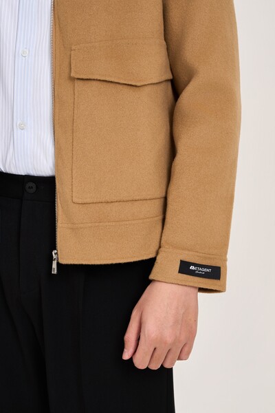 Áo khoác dạ lông cừu